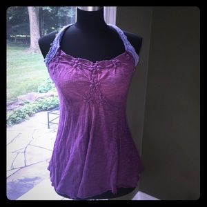 Free People - halter lavender & purple